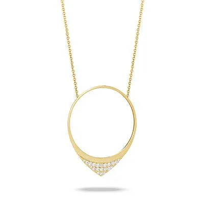 0.26ctw Diamond Circle Necklace