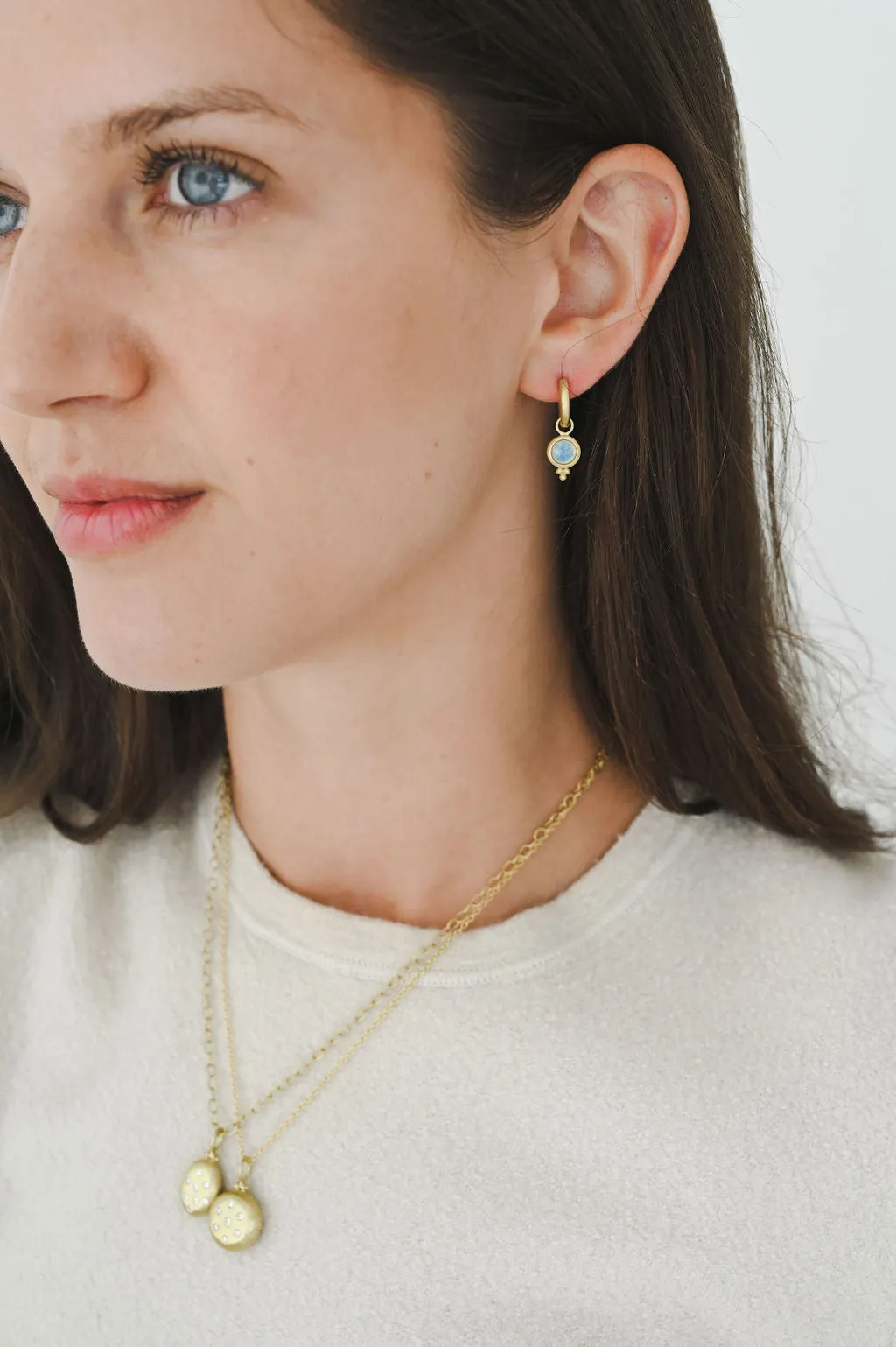 18 Karat Gold Australian Crystal Opal Drops