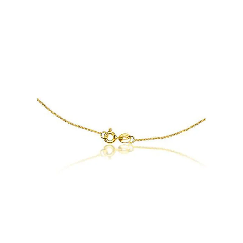 18k Gold Arrow And A Drop Diamond Necklace