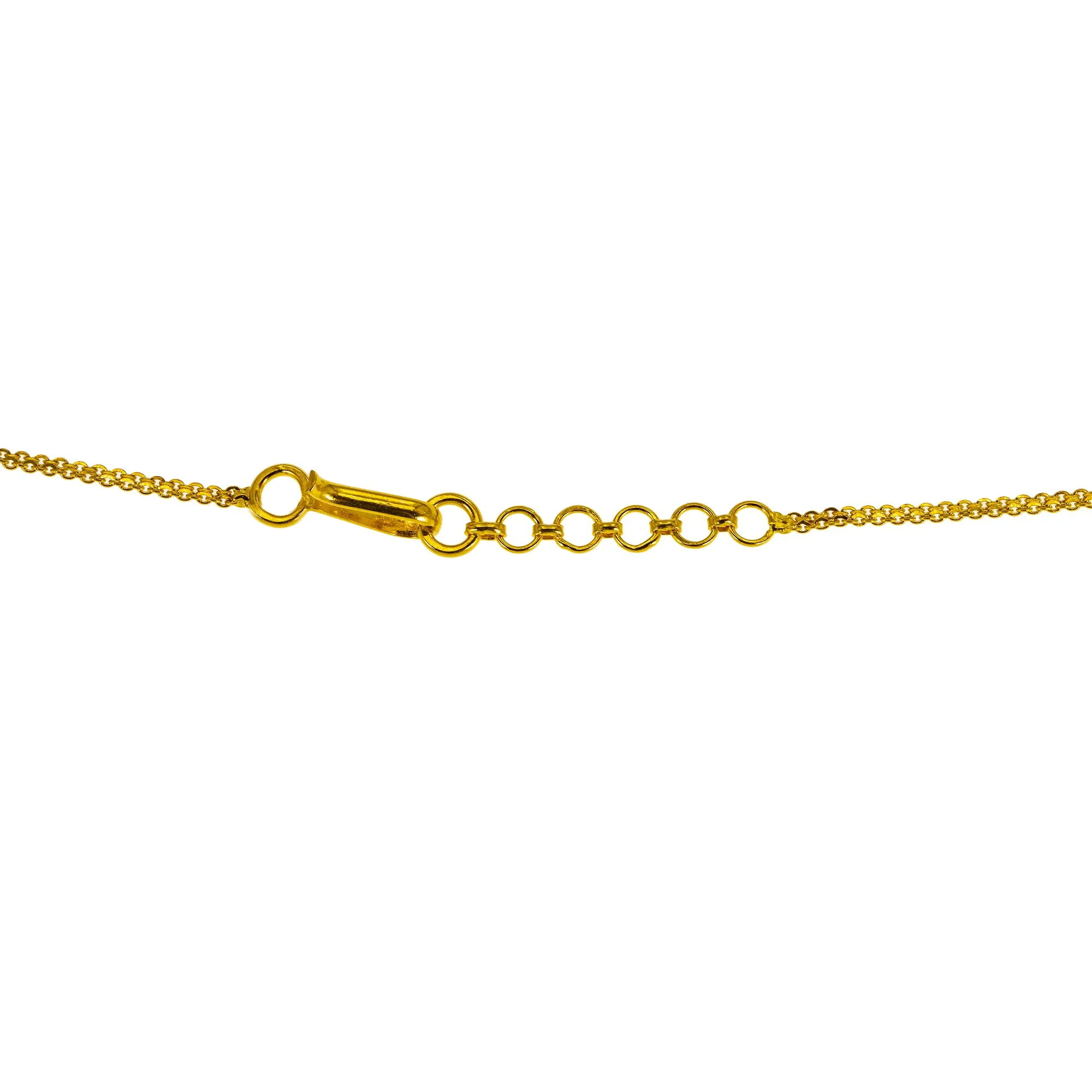 18K Yellow Gold & 2.06 ct Diamond Necklace (25.4 grams)