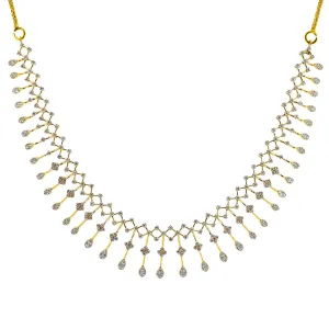 18K Yellow Gold & 2.06 ct Diamond Necklace (25.4 grams)