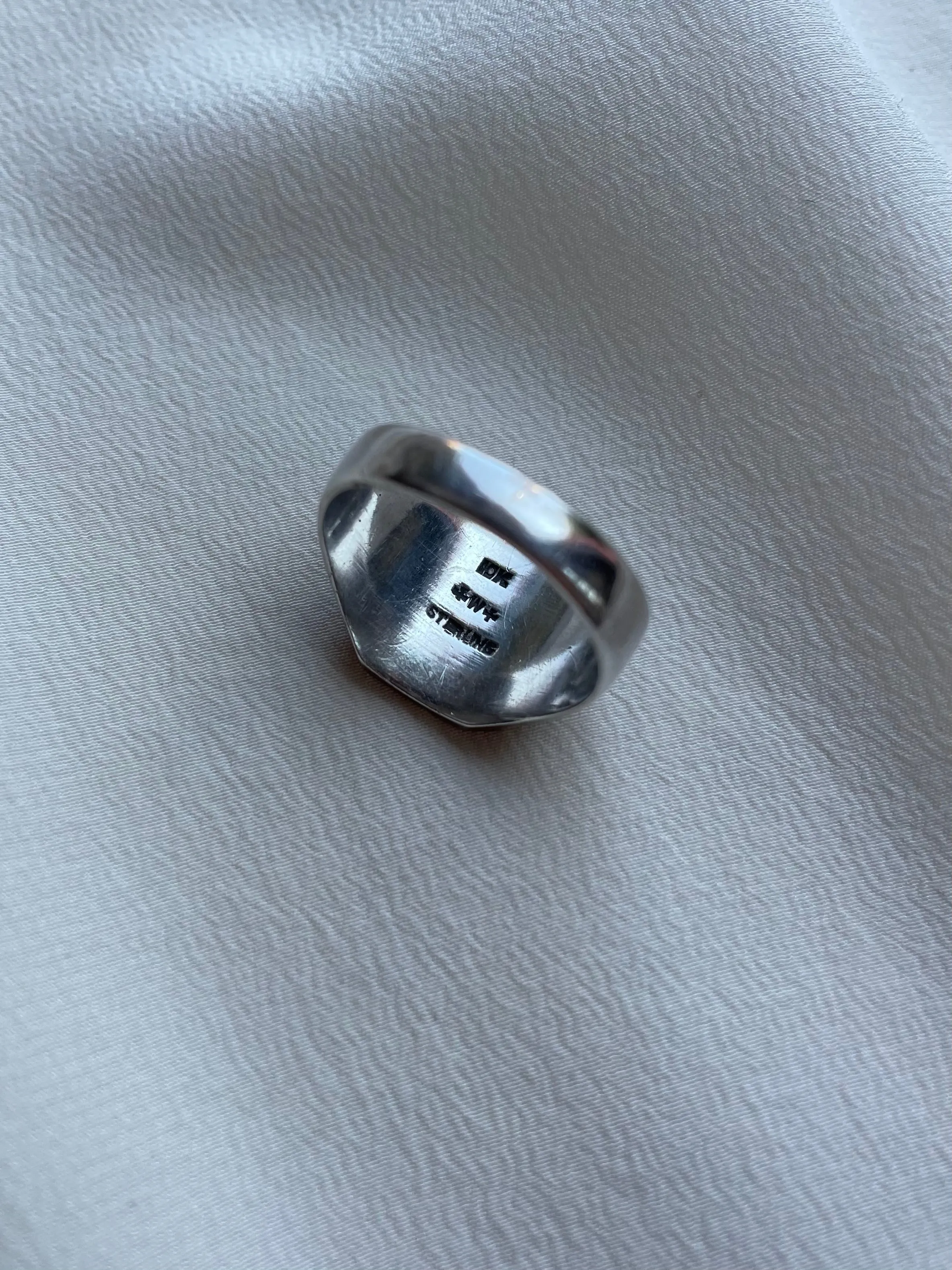 1940’s gold/silver signet ring R119