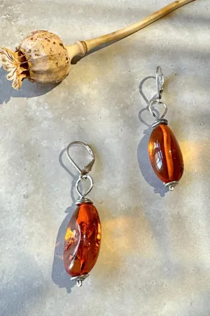 Amber Earrings