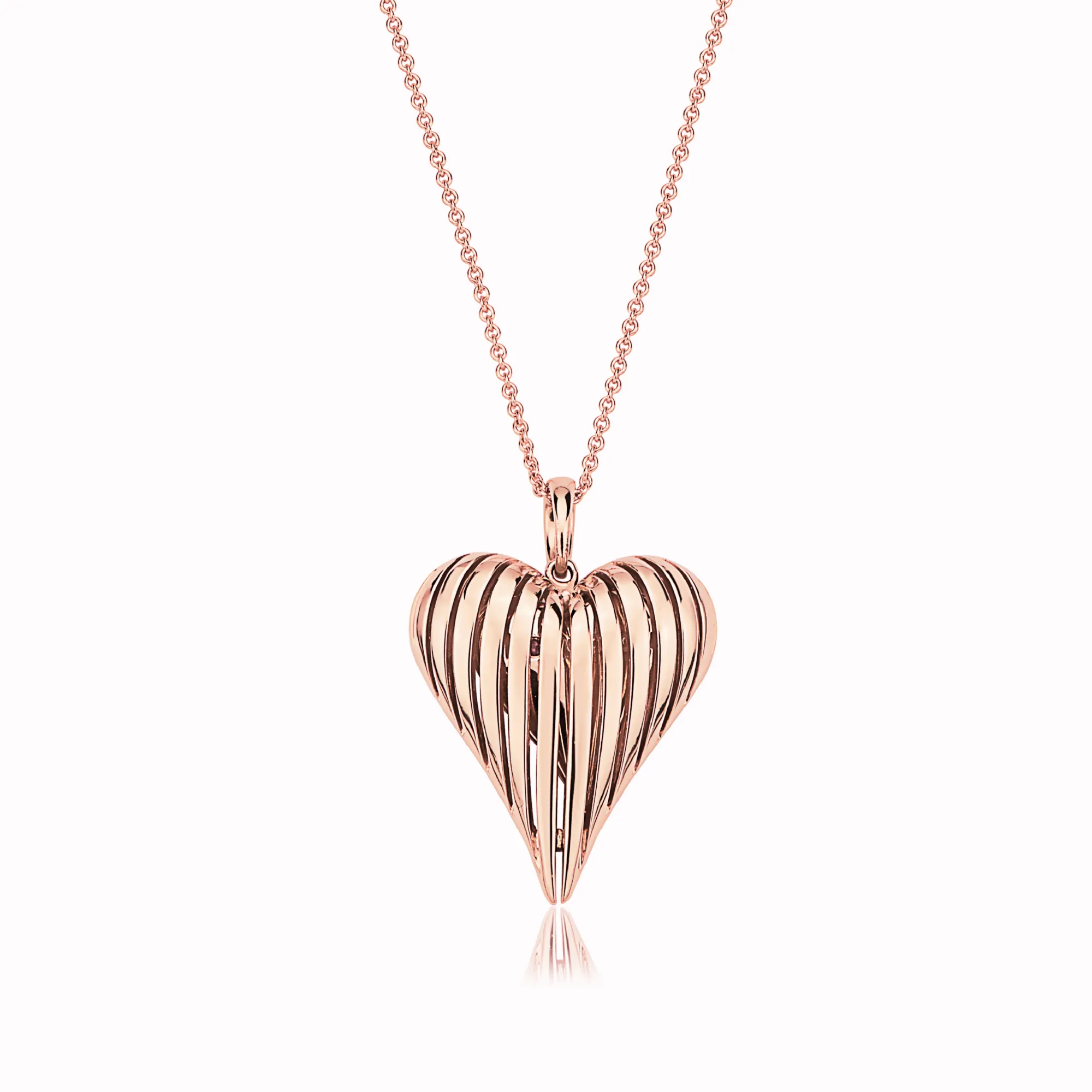 Angel Heart Large Gold Pendant