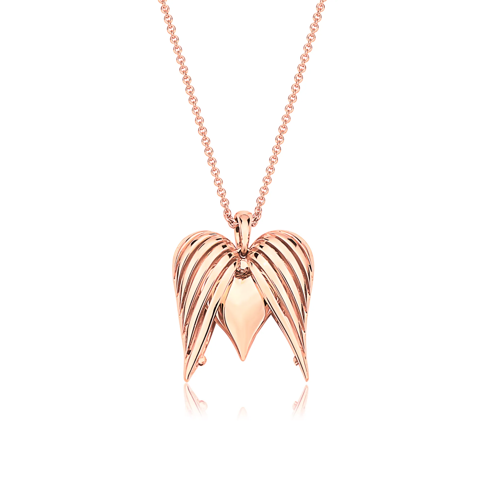 Angel Heart Large Gold Pendant