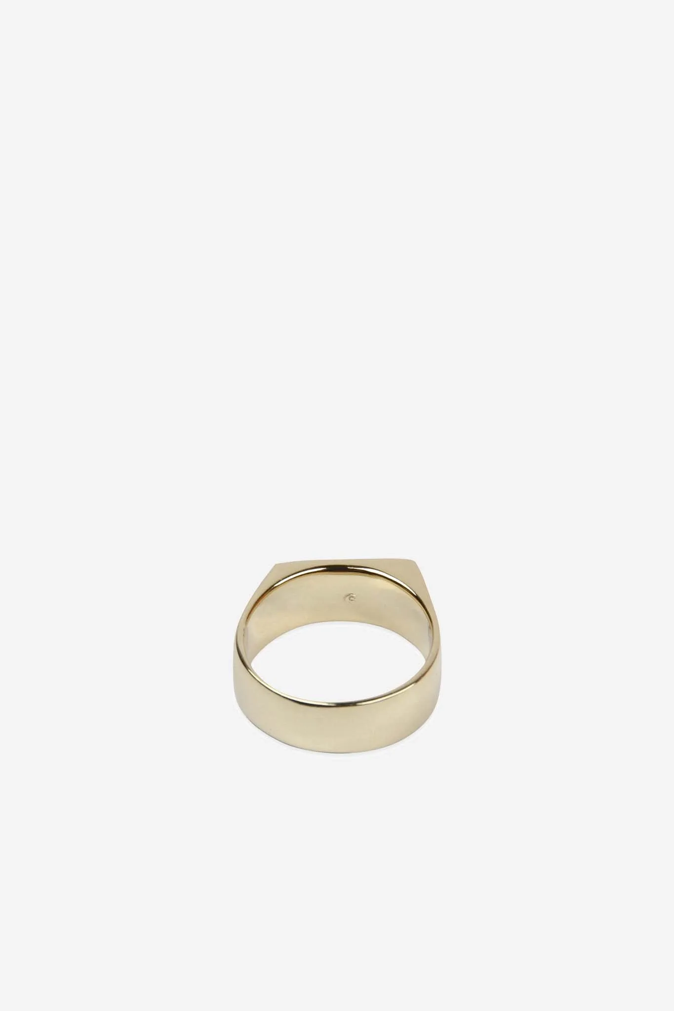 Angle Signet Ring 9k Gold (M)