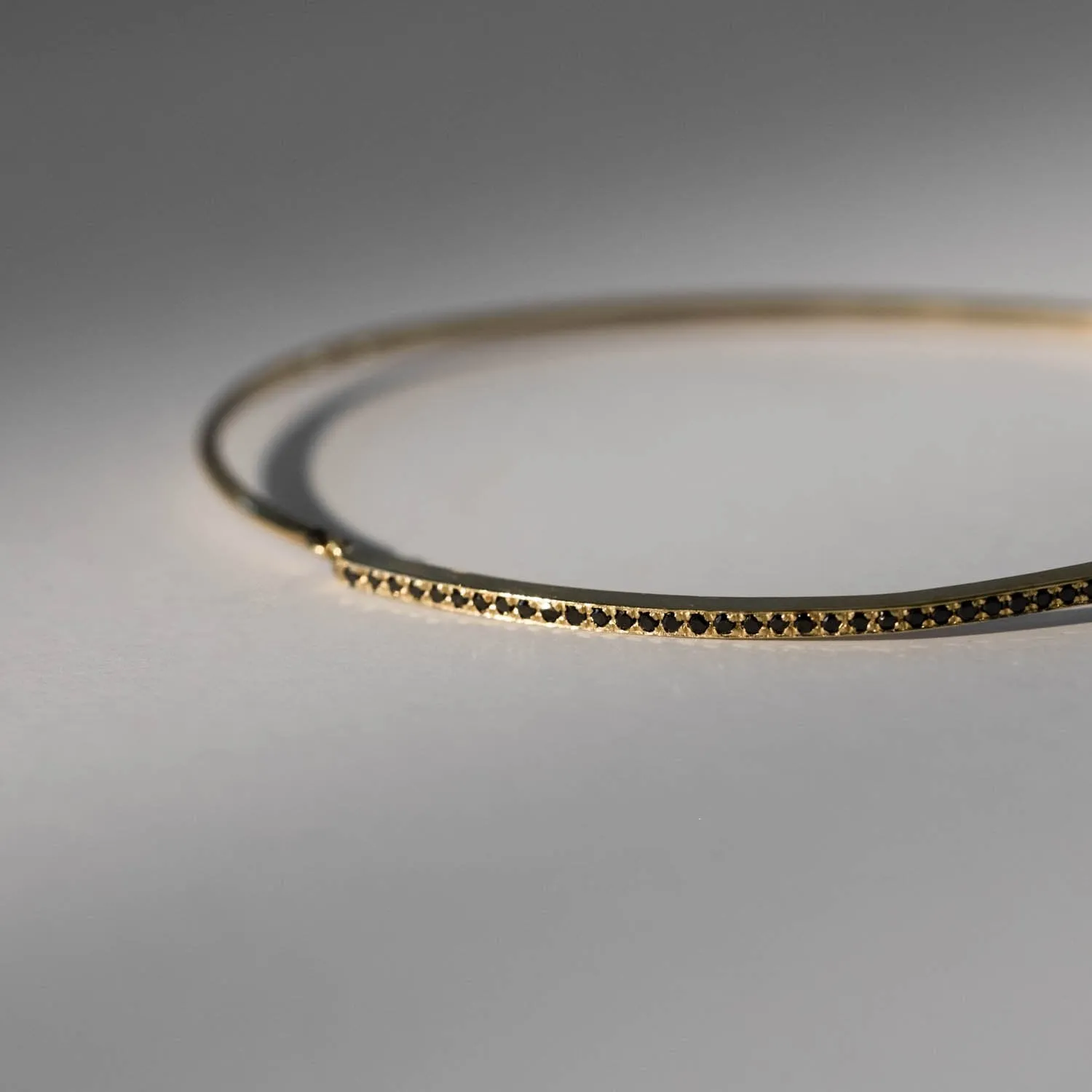 Bar Cuff with Diamonds