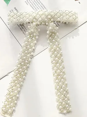 Beaded Hair Bow