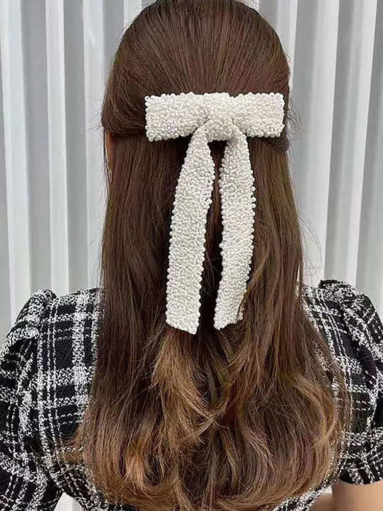 Beaded Hair Bow