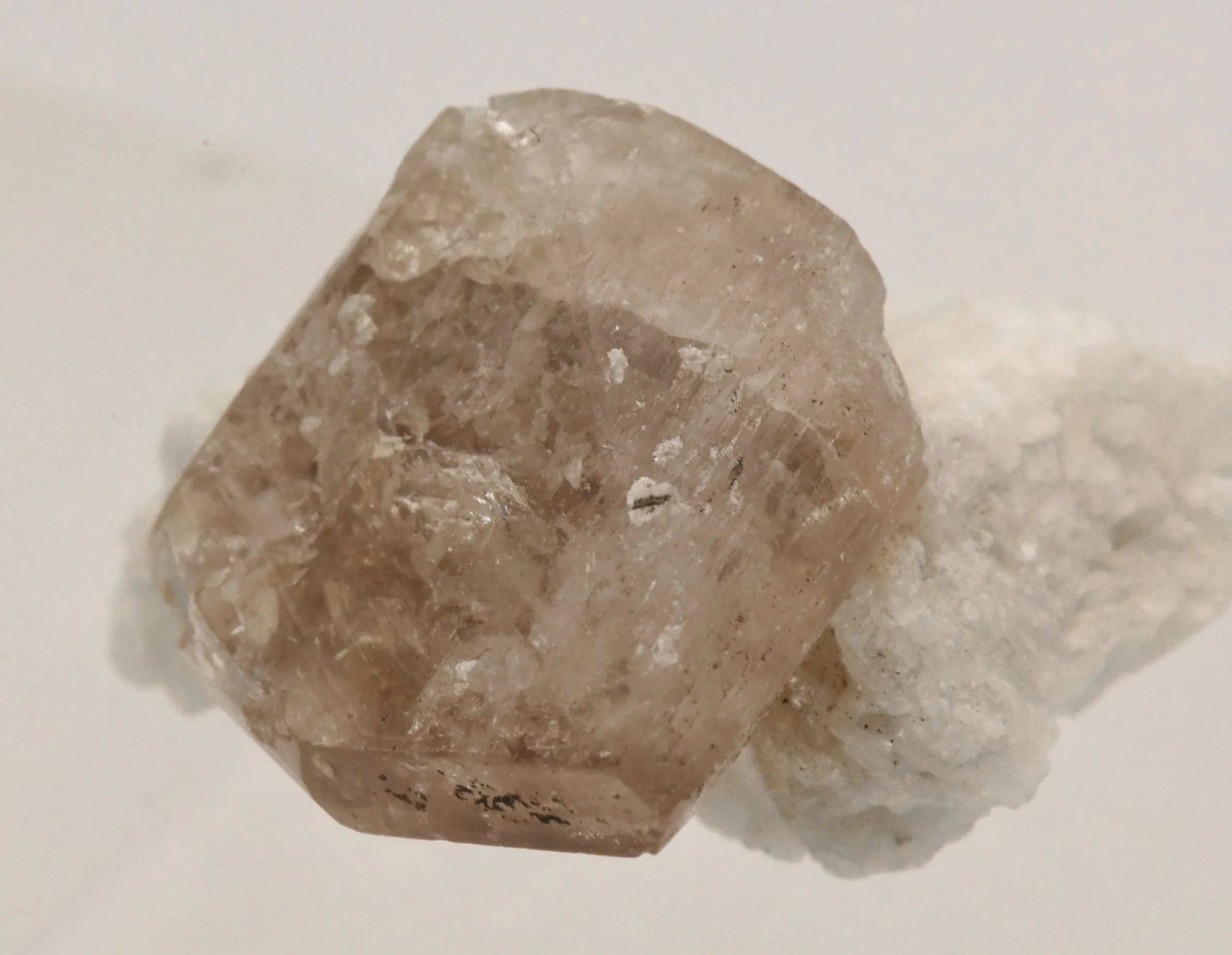 Beautiful "Champagne" Topaz Terminated Crystal on Matrix - Pakistan