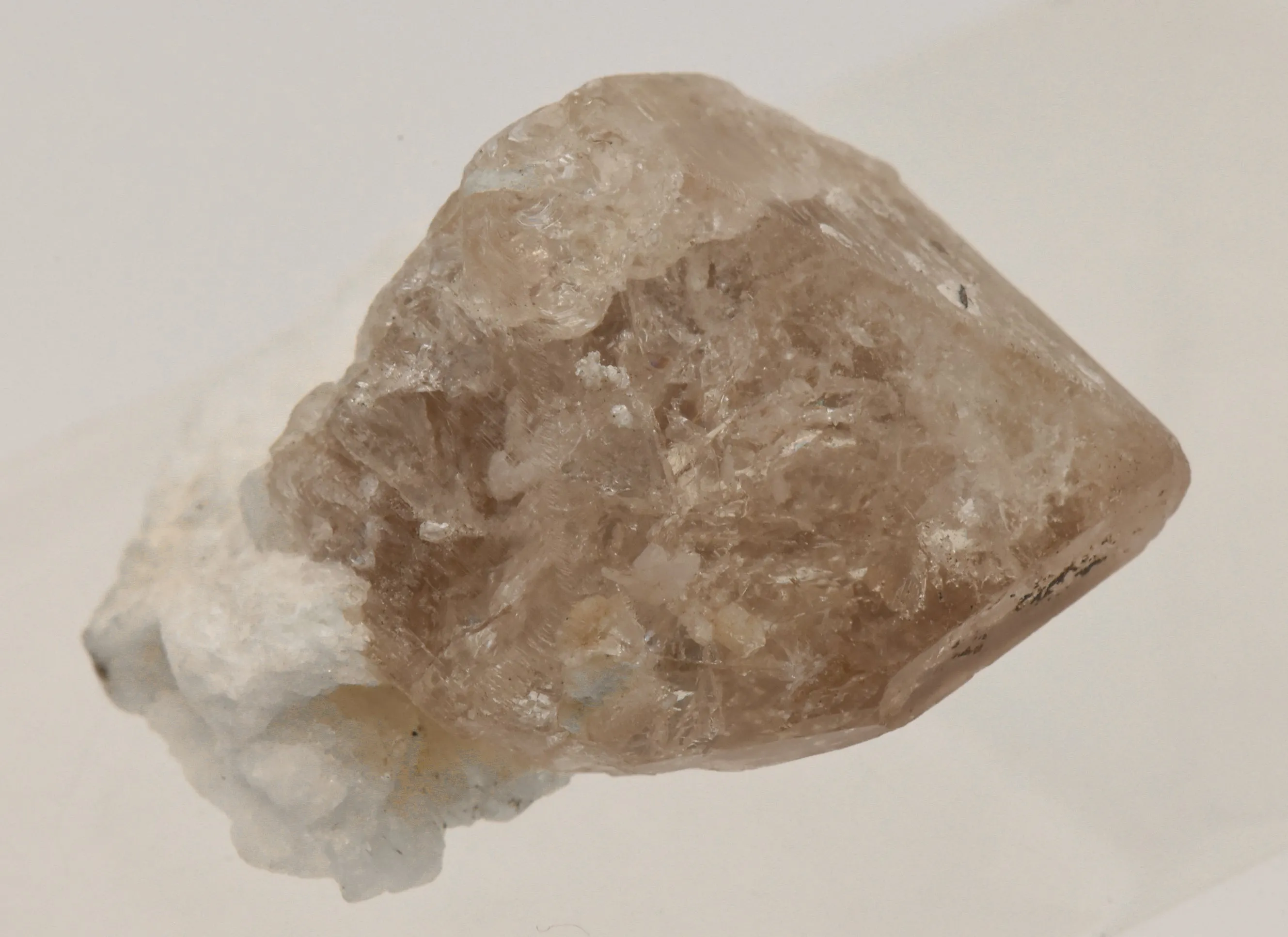 Beautiful "Champagne" Topaz Terminated Crystal on Matrix - Pakistan