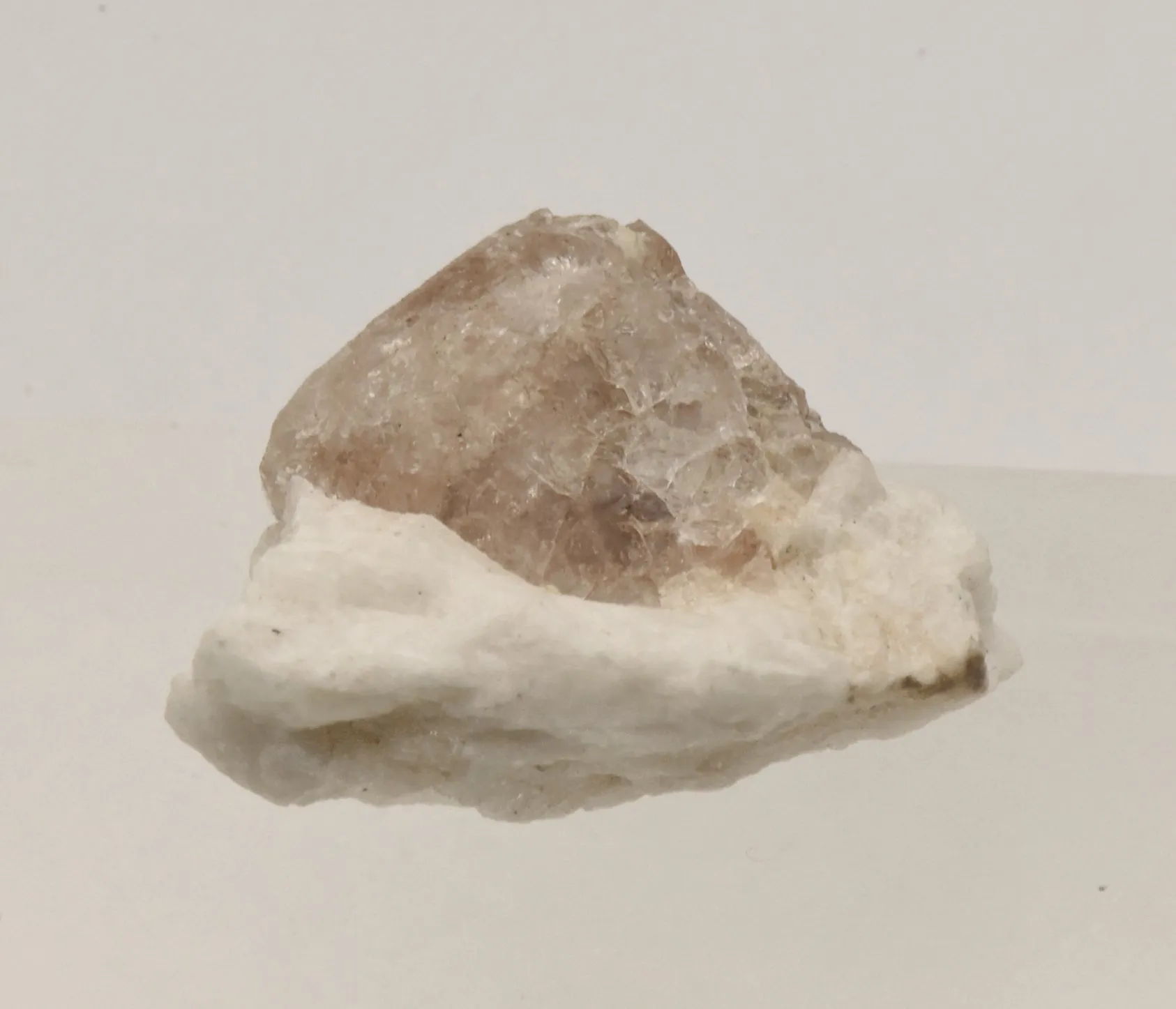 Beautiful "Champagne" Topaz Terminated Crystal on Matrix - Pakistan