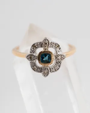 Bettina Ring London Blue Topaz
