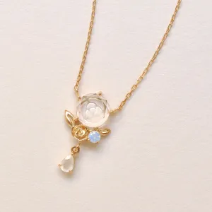 [Birth Flower Jewelry] June - Rose Necklace (10K Rose Gold)