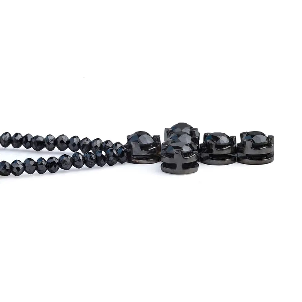 Black Diamond Cross and Necklace