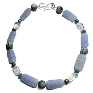 Blue Lace Gemstone Neckpiece