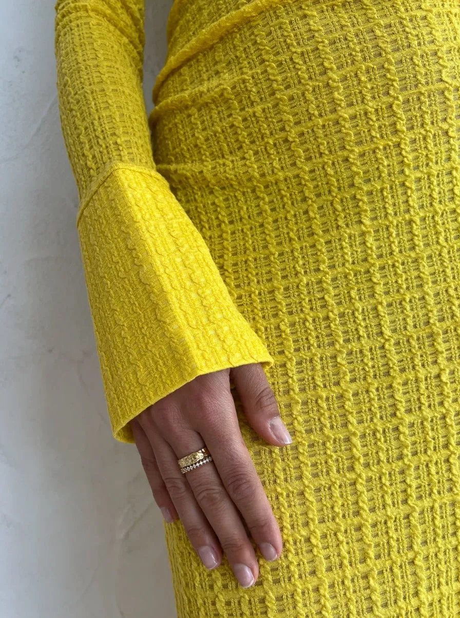 Camilla and Marc Cypress Midi Dress in Golden Amber