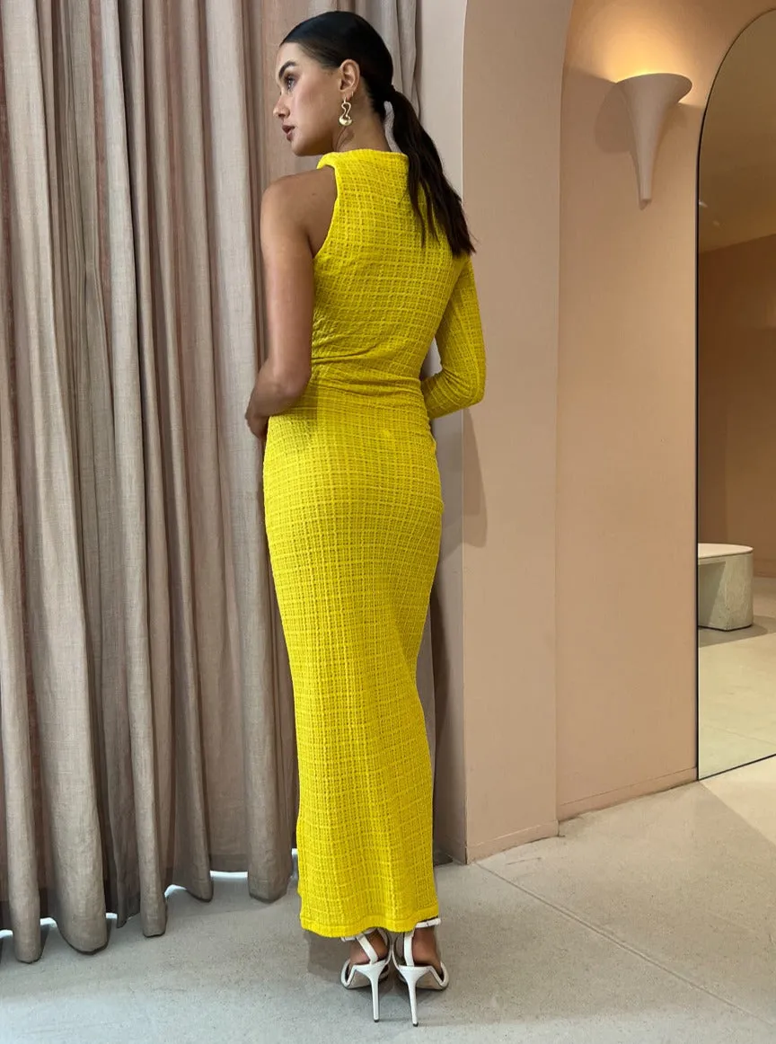 Camilla and Marc Cypress Midi Dress in Golden Amber