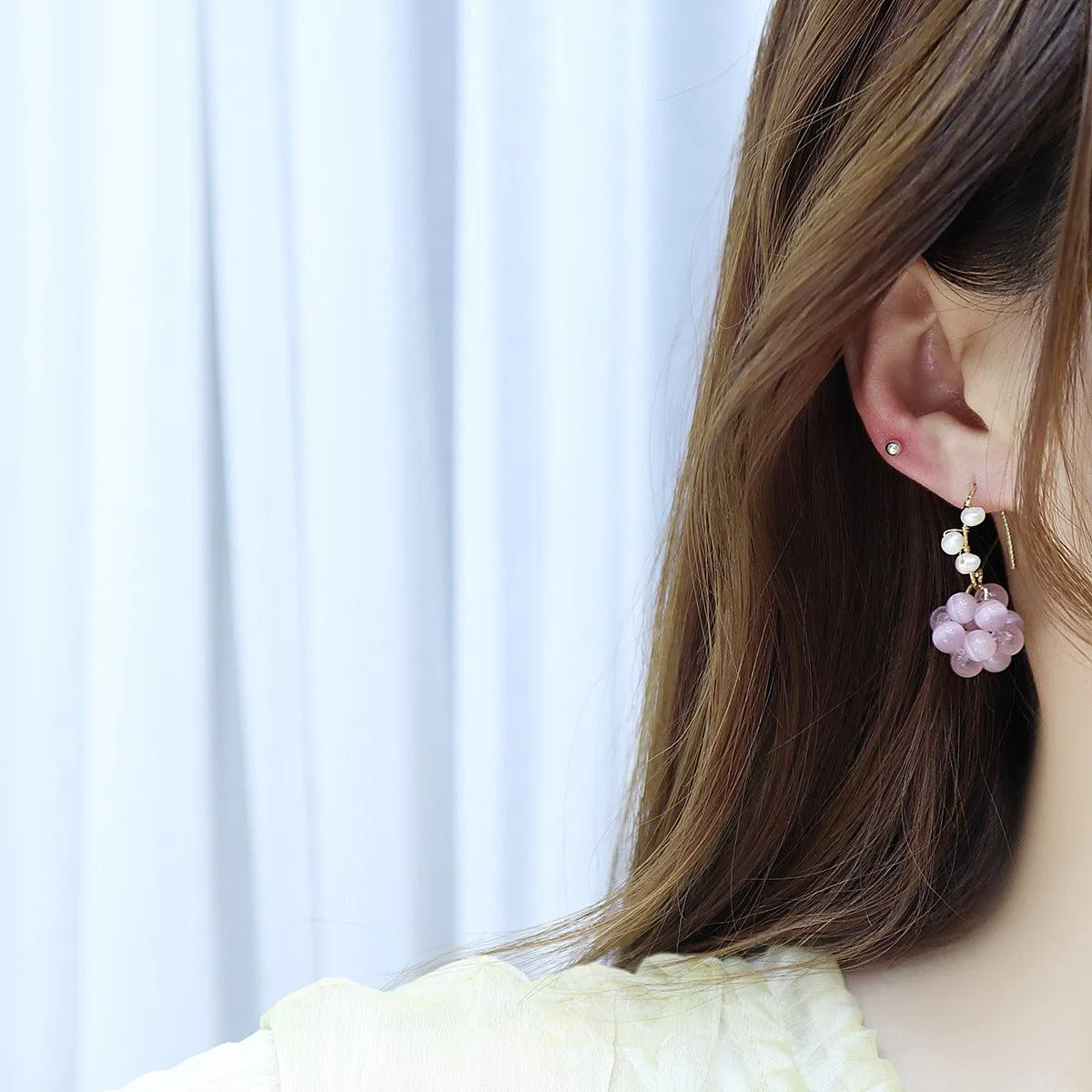[Clearance] Grape Earrings