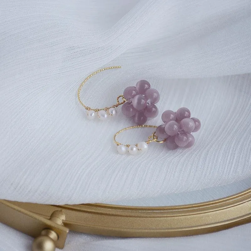[Clearance] Grape Earrings