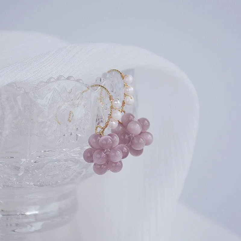 [Clearance] Grape Earrings