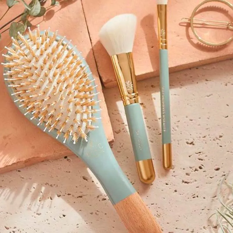 Coffret Les Essentiels avec brosse démêlante et lissante - Eucalyptus