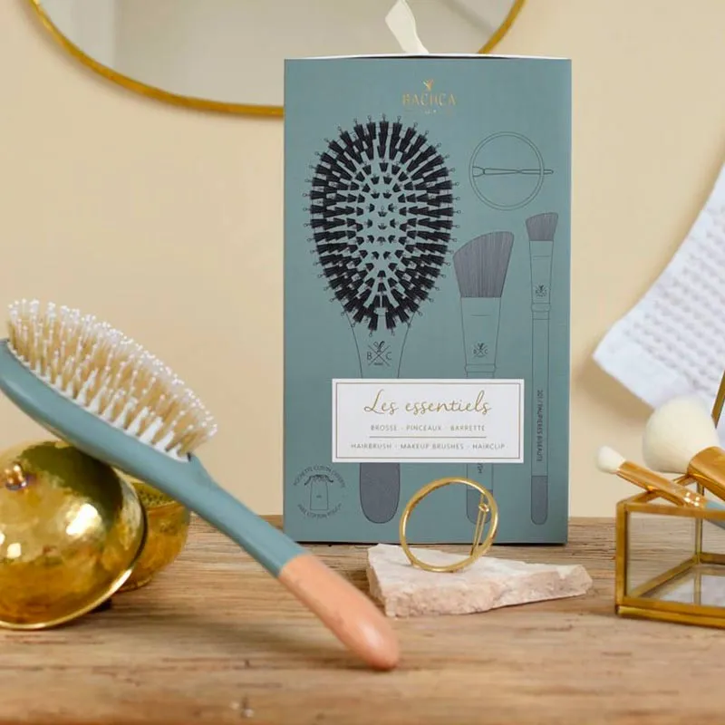 Coffret Les Essentiels avec brosse démêlante et lissante - Eucalyptus
