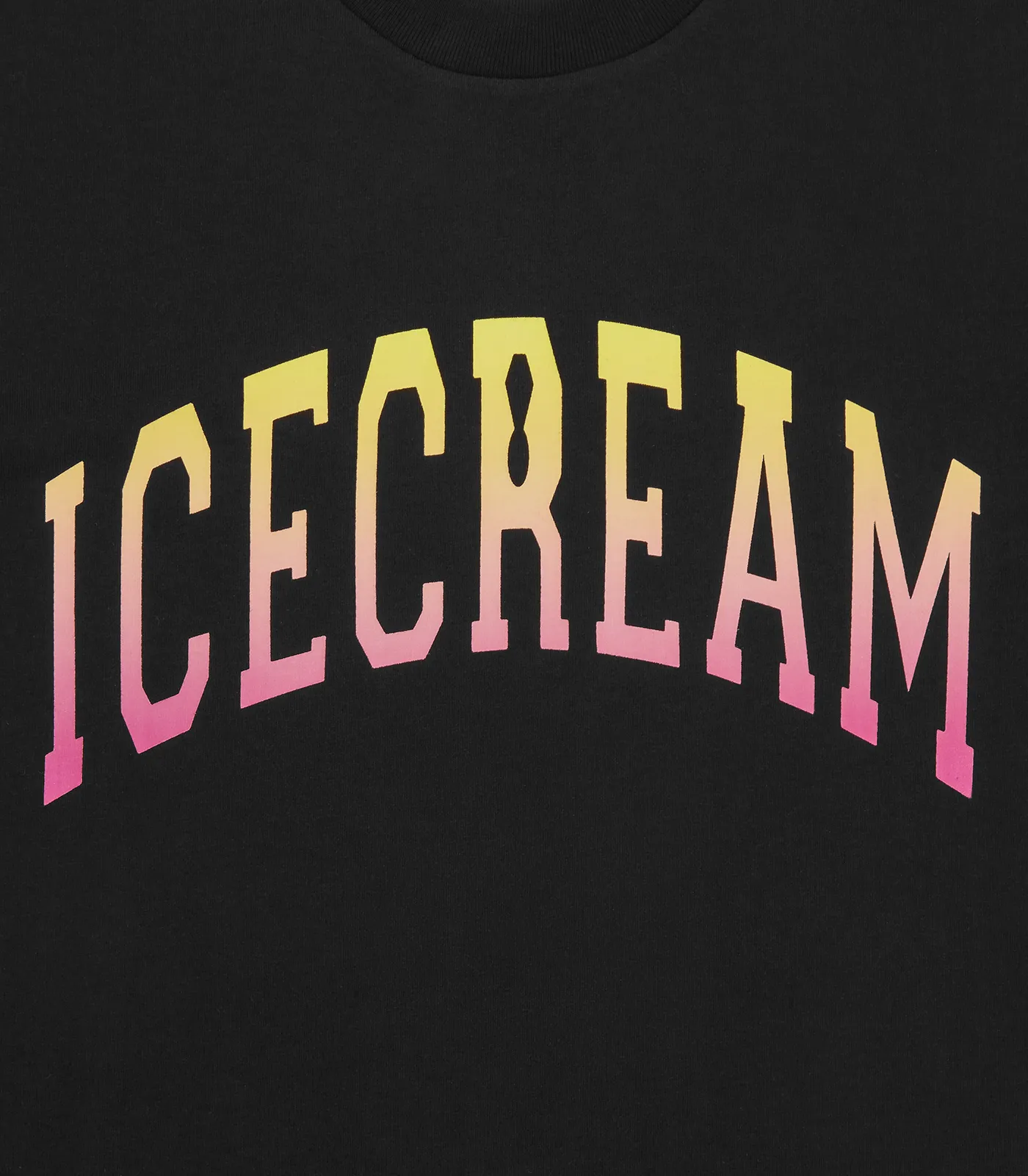 COLLEGE T-SHIRT - BLACK