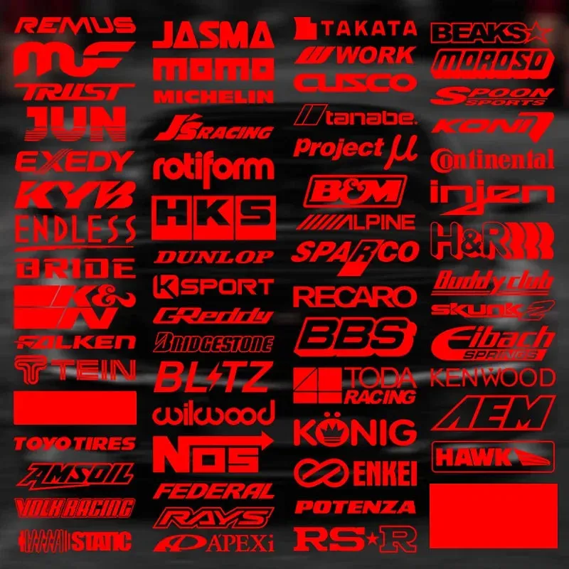 Color: Green - 15CM Motorcycle stickers Random 15pcs Racing
