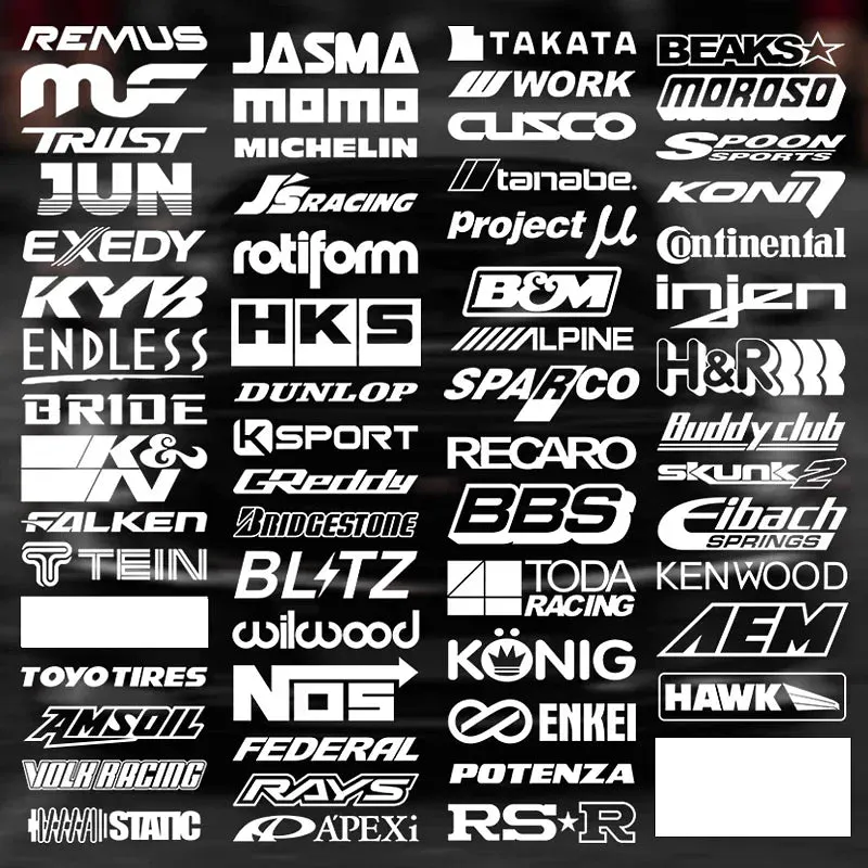 Color: Green - 15CM Motorcycle stickers Random 15pcs Racing