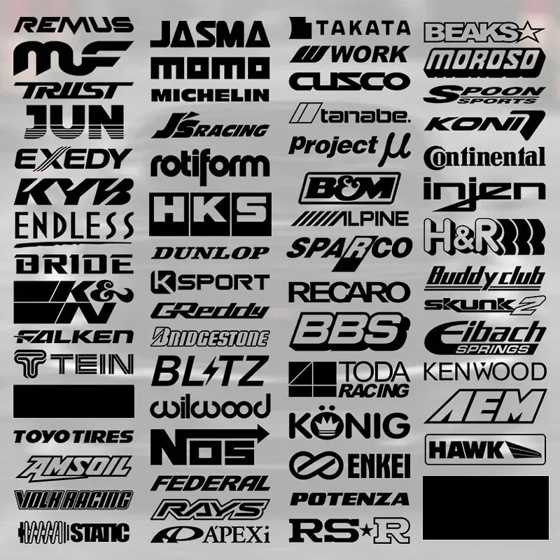 Color: Green - 15CM Motorcycle stickers Random 15pcs Racing