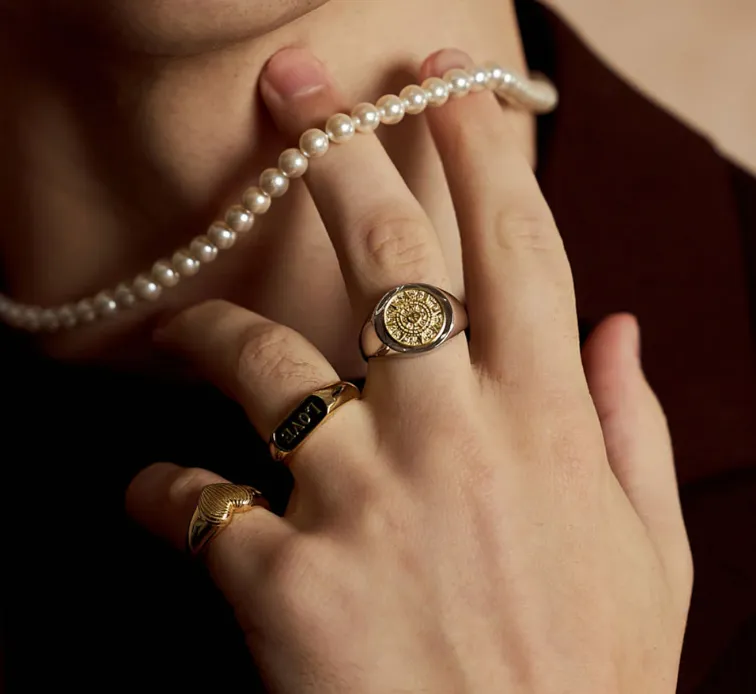 Compass Ring | Silver