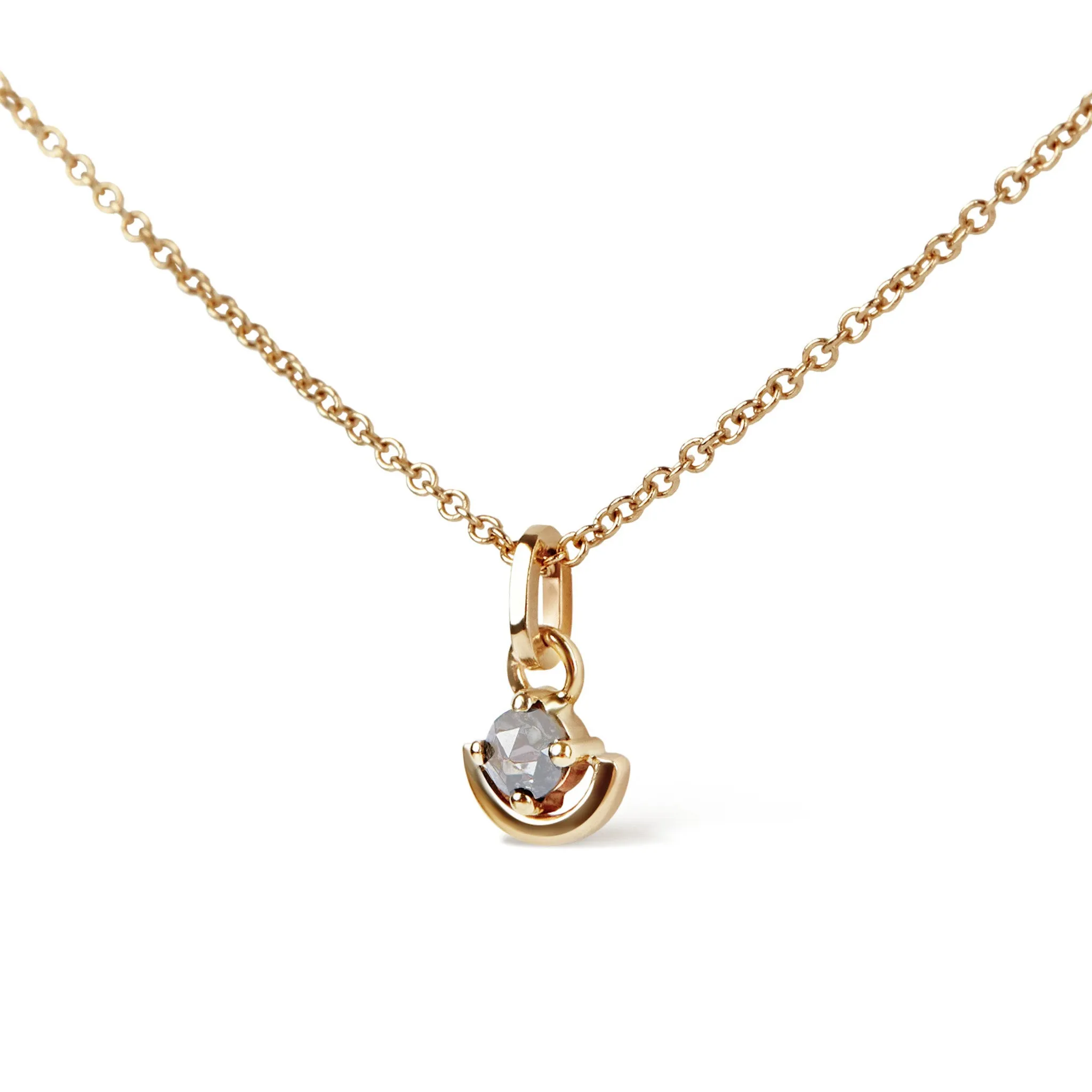 Cradled Diamond Necklace