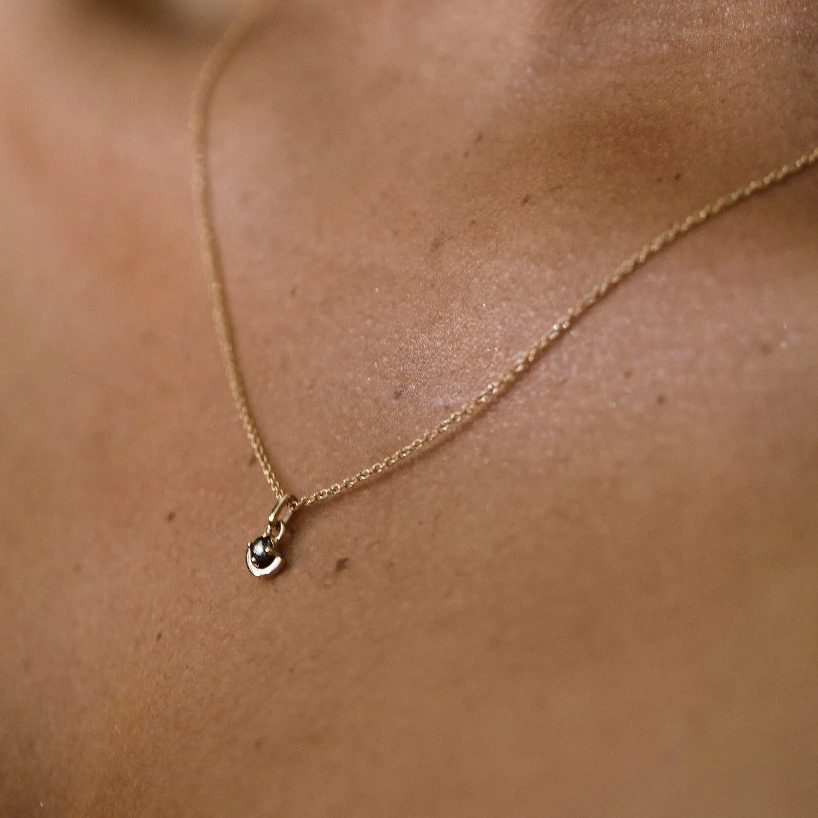 Cradled Diamond Necklace