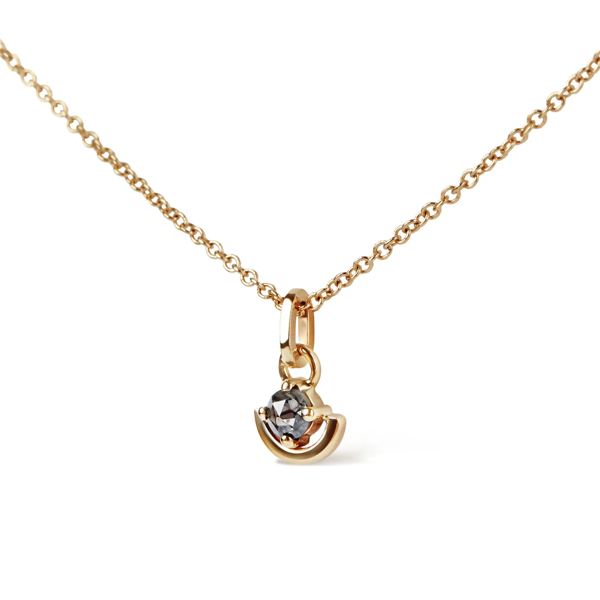 Cradled Diamond Necklace