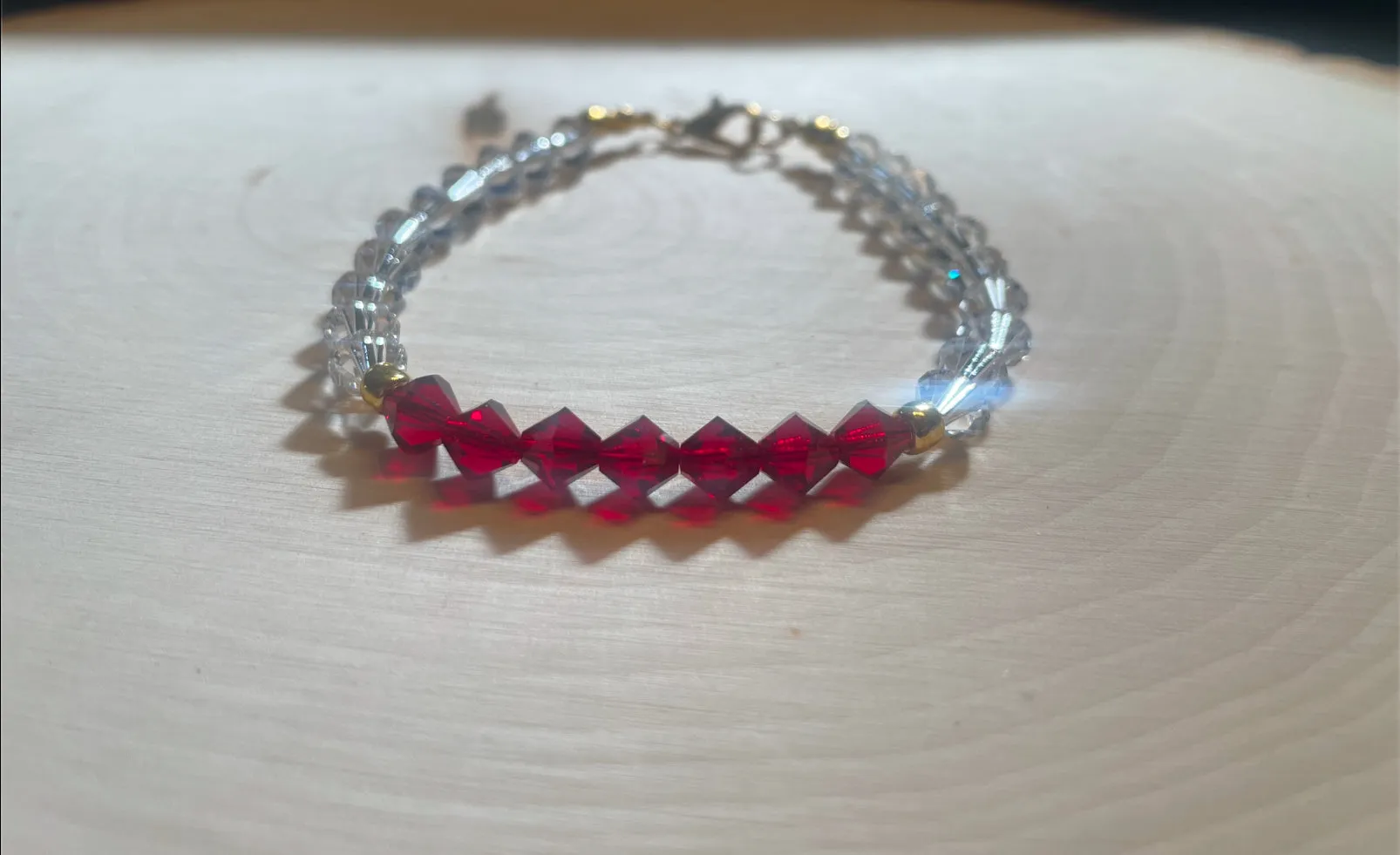 Custom Birthstone Bracelet and Earrings