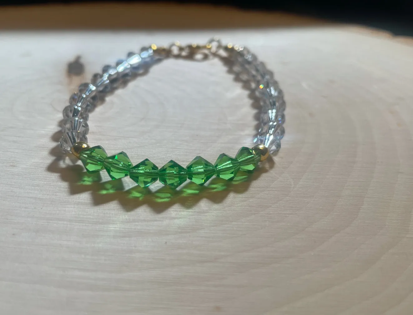 Custom Birthstone Bracelet and Earrings