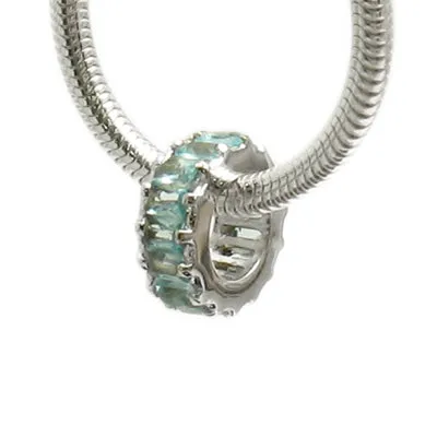 CZ Baguette Bead