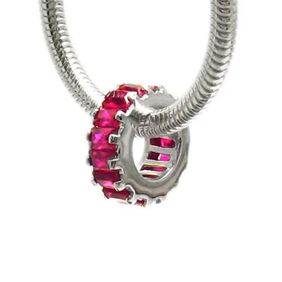 CZ Baguette Bead