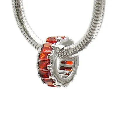 CZ Baguette Bead