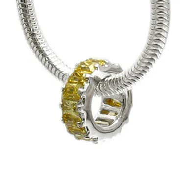 CZ Baguette Bead