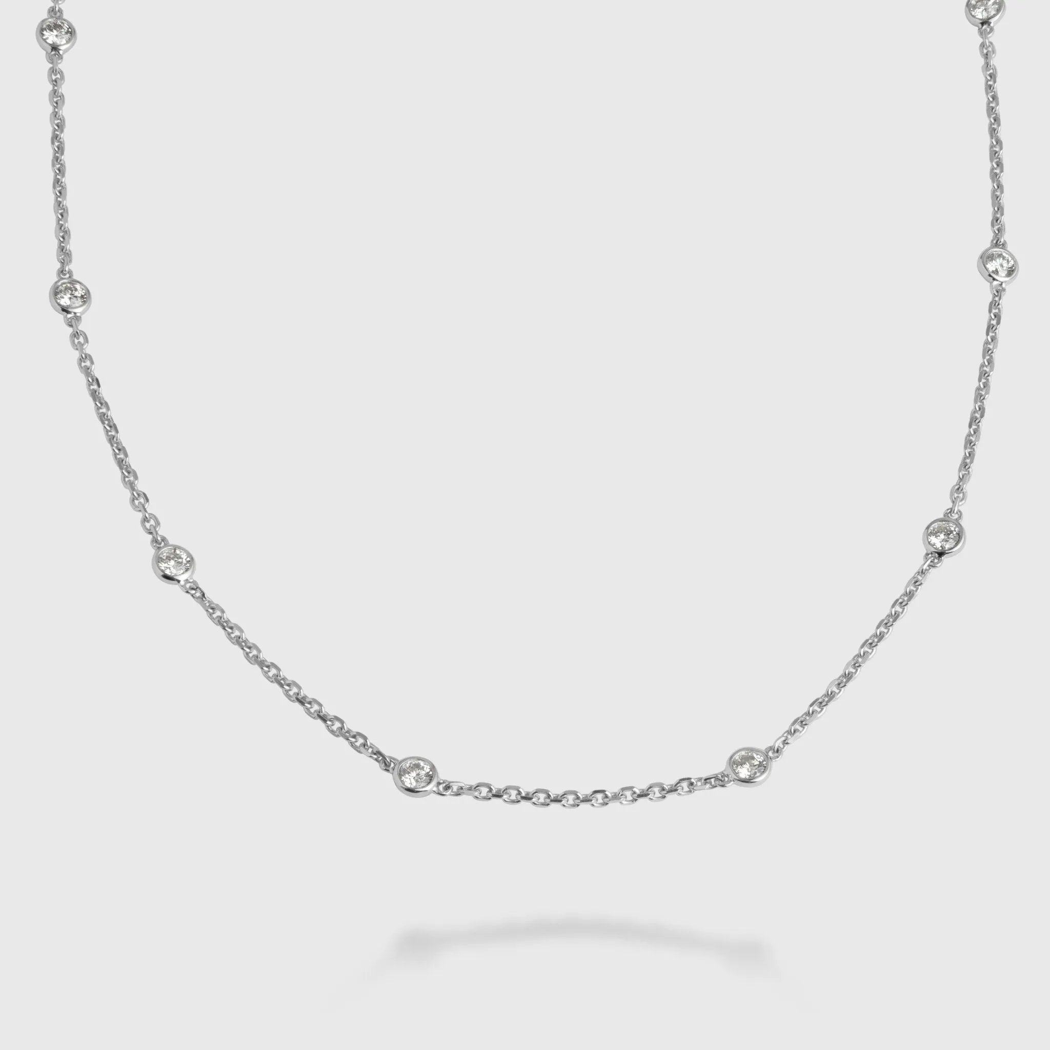 Diamond By The Yard Necklace