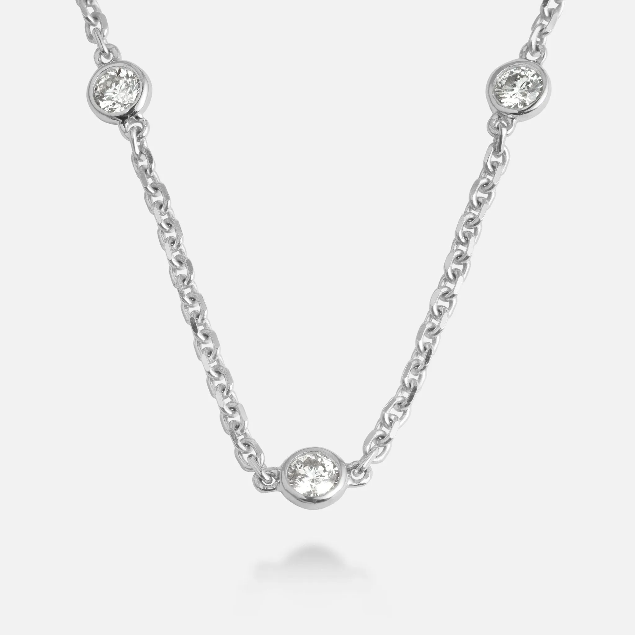 Diamond By The Yard Necklace