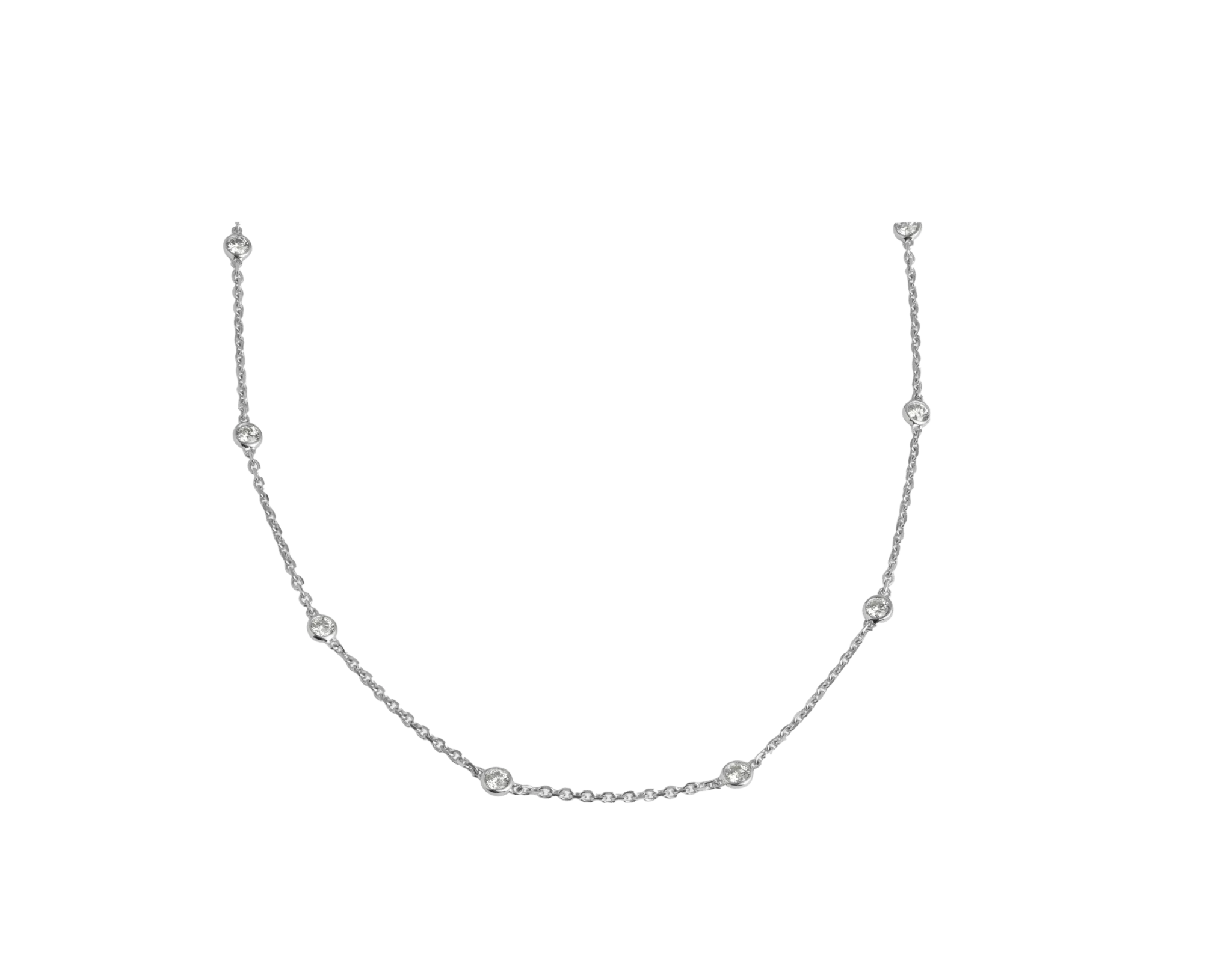 Diamond By The Yard Necklace