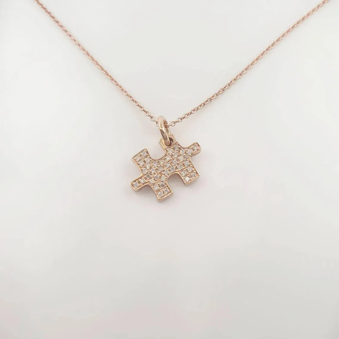 Diamond Puzzle Necklace