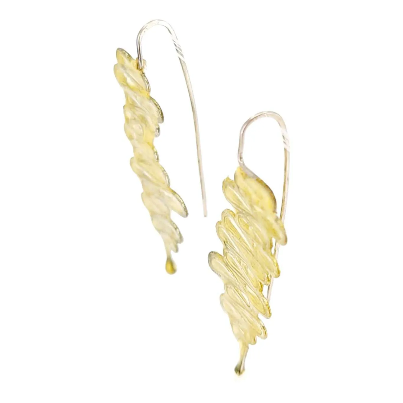 Earrings - Large Riverbend (Amber) by Verso
