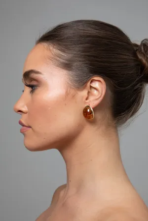 Eloise Earrings - Brown