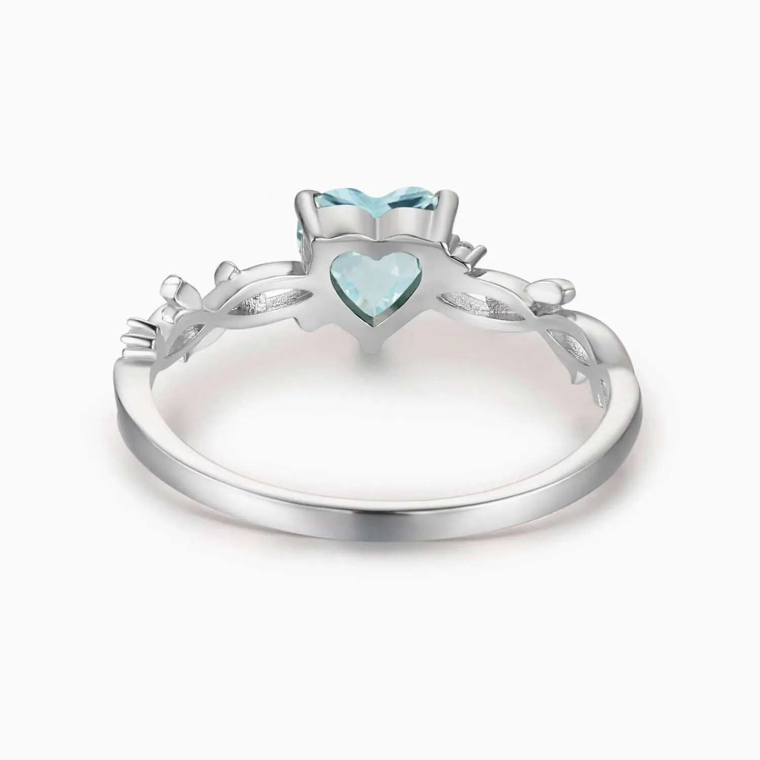 Everlasting Heart Sky Blue Topaz Ring©