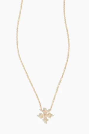 Florence Cross Necklace in 14k Yellow Gold
