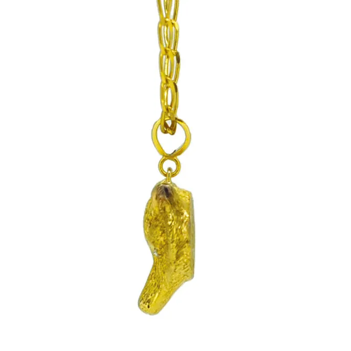 Fox Head Pendant Necklace